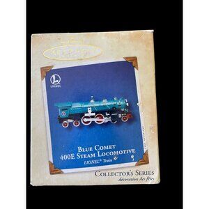 Lionel Blue Comet 400E Steam Locomotive 2002 Hallmark Keepsake Train Ornament